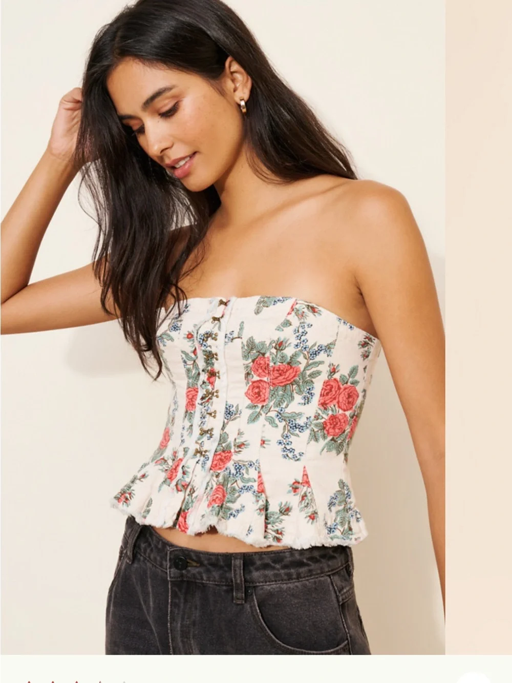 Free People Lights Out Corset
